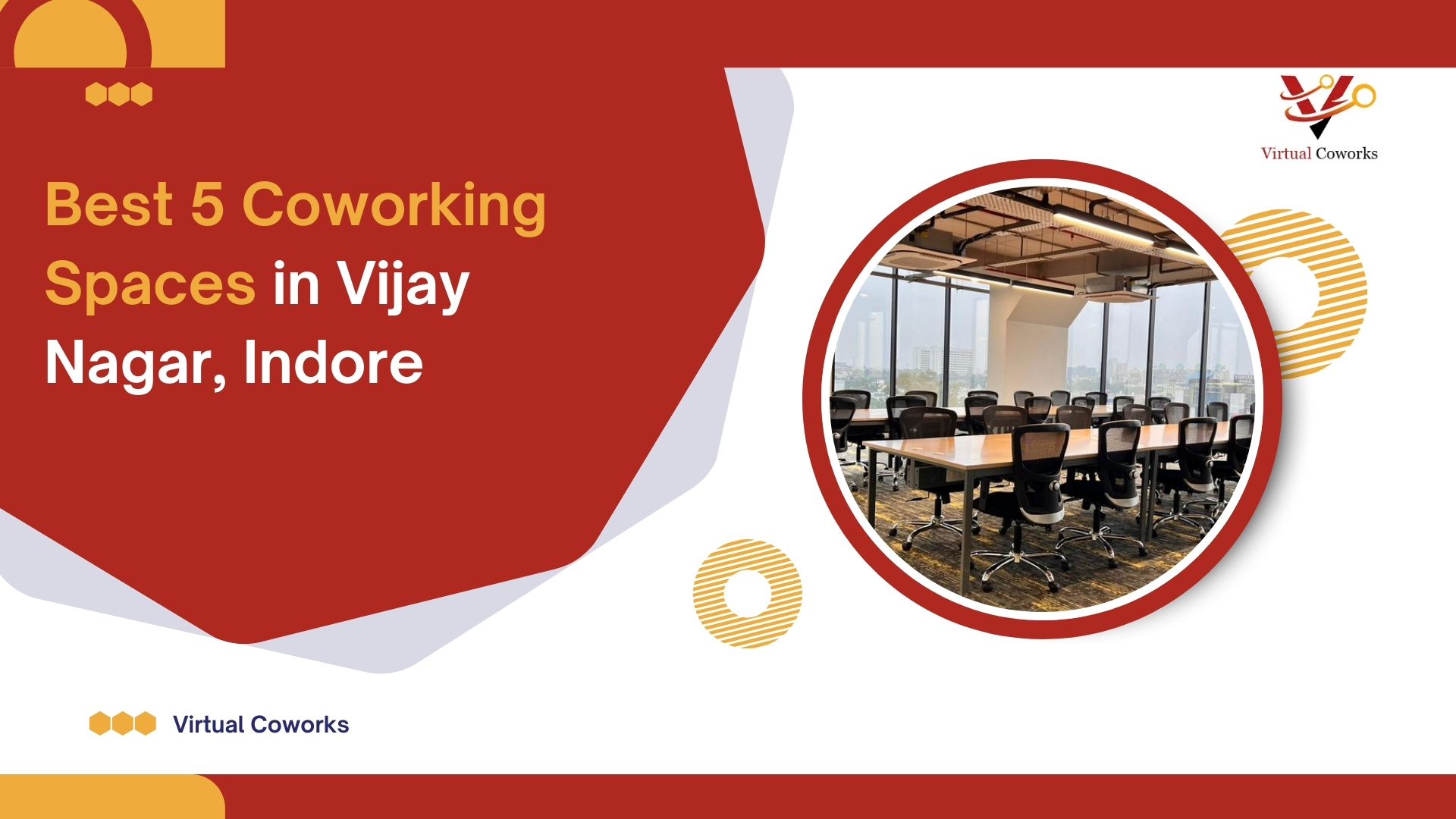 Best 5 Coworking Spaces in Vijay Nagar, Indore